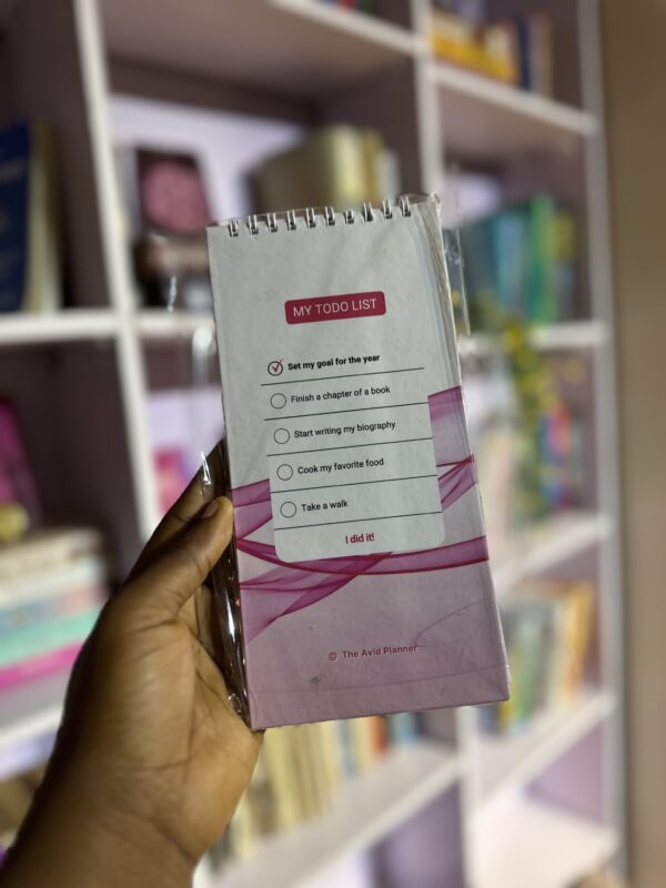 Done and Dusted (The Avid Planner To-Do Notepad)
