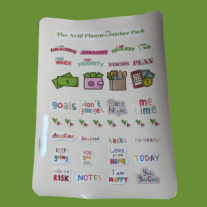 The Avid Planner Stickers