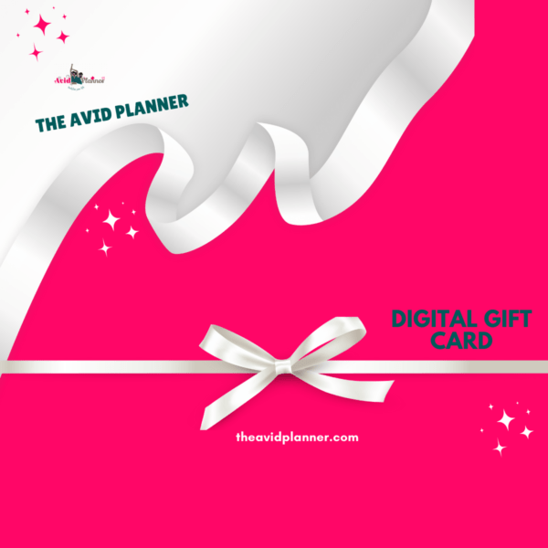 The Avid Planner Gift Card